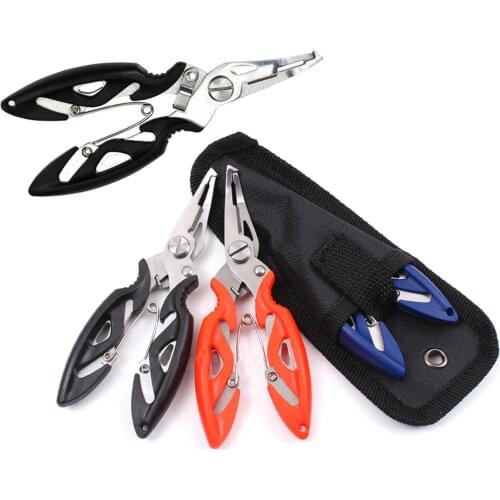 Stainless Steel Fishing Pliers Scissor Braid Line Lure Cutter Bait Hook Remover Multifunction Fish Tongs Tackle Tool for anglers