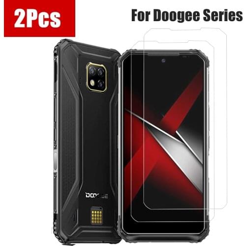 2 Pcs Glass For Doogee S60 S60 Lite S90 Screen Protector Tempered Glass For Doogee S90C S68 Pro S88 Pro S95 S95 Pro S96 S88 Plus
