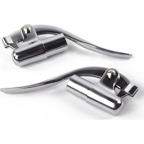 Tech Inverted Chopper Bobber Handlebar Bar End Control Lever Chrome Brake Clutch Lever for Motorcycle