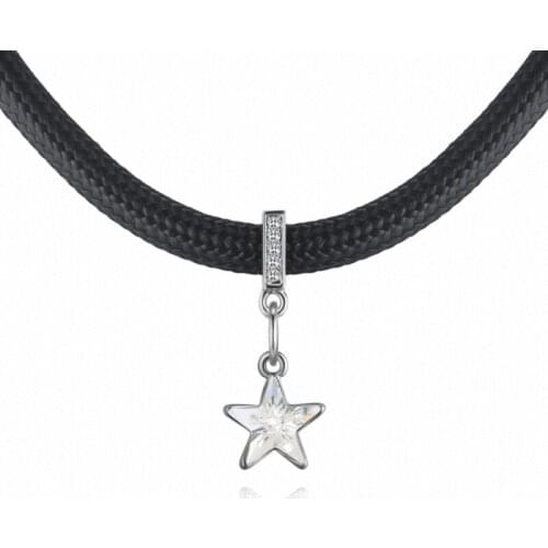 TRACYSWING 8 Colors Real Rose Gold Color Austrian Crystals Sweater pendant necklace for women monkey style #TW132340