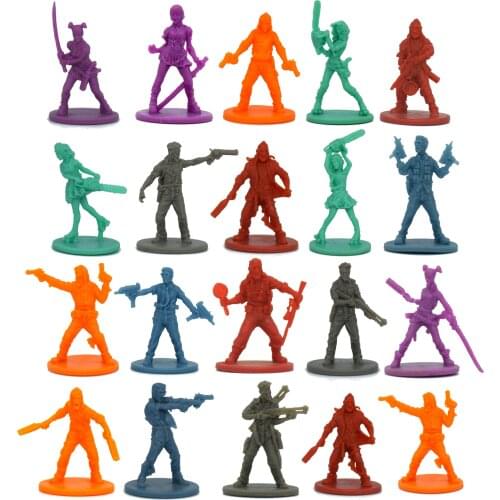 TRPG miniatures board game zombicide 2nd season herores survivors zombies figure KS expansion models