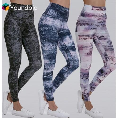 YOUNDBIO Tie Dye Leggings Women 2021 Leopard High Waisted Fitness Yoga Pants Gym Push Up Workout Sports Camouflage Leggings