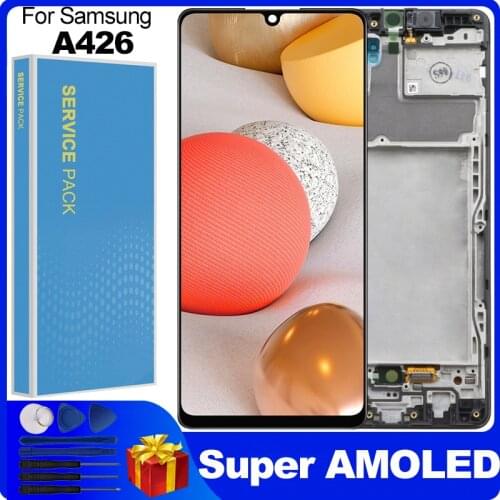 6.6'' Super AMOLED A42 LCD For Samsung Galaxy A42 5G A426 A426B A426B/DS LCD Display Touch Screen Digitizer Assembly Replacement