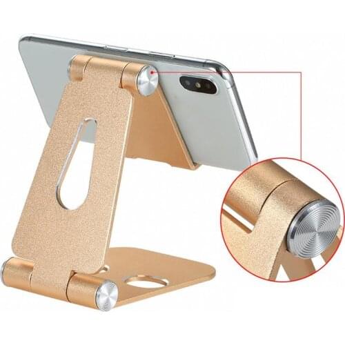 1Pcs Aluminum alloy mobile phone support tablet support desktop support phone stand phone holder phone accessories