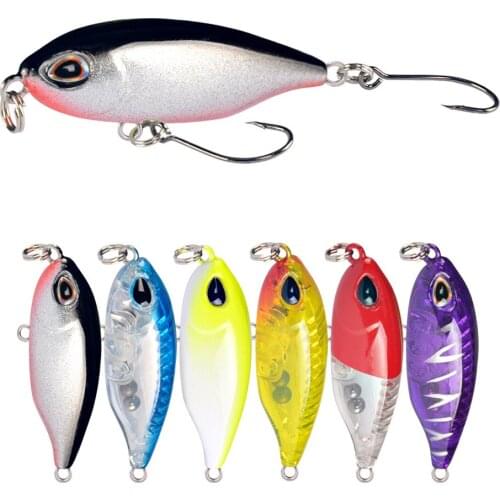 1PCS Sinking Pencil Baits 4.5cm 3g Jerkbait Artificial Plastic Hard Lures Crankbaits Pesca Wobblers Carp Bass Fishing Tackle