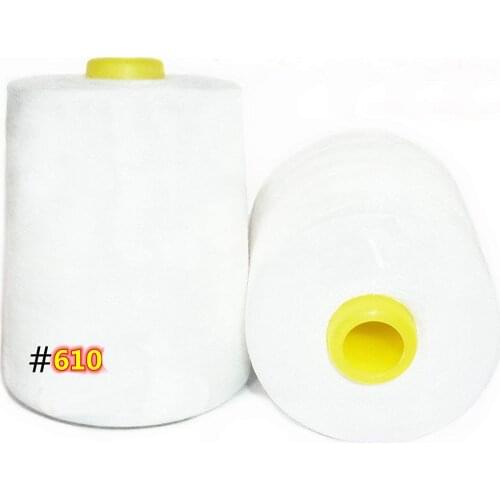 2-Pack Sewing Thread for Sewing Machine White (8800 Yards Each) Polyester Thread for Quilting, Serger