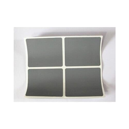 500pcs 55x66mm silver adhesive SCRATCH OFF sticker DIY manual hand made scratched stripe card film