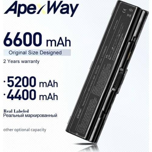 ApexWay Battery For Toshiba PA3533U-1BAS PA3534U-1BAS PA3534U-1BRS Satellite A200 A205 A210 A215 L300 L450D L500 L505 A300 A500