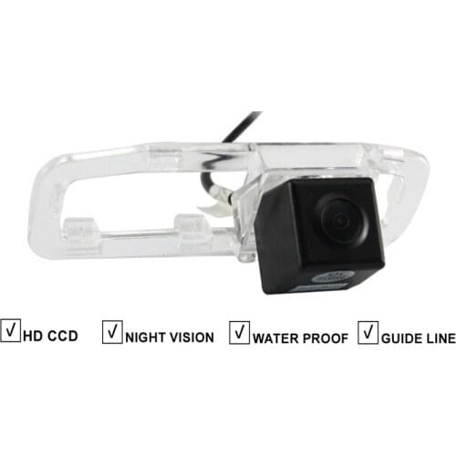 CCD Car Rear View Reverse Camera For KIA RIO Auto Backup Parking Reversing Camera Night Vision Guide Line Water Proof