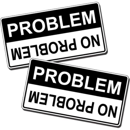 No Problem Sticker Car Truck Off Road Vehicle 4x4 Graphic Bumper Decal Jeep ATV