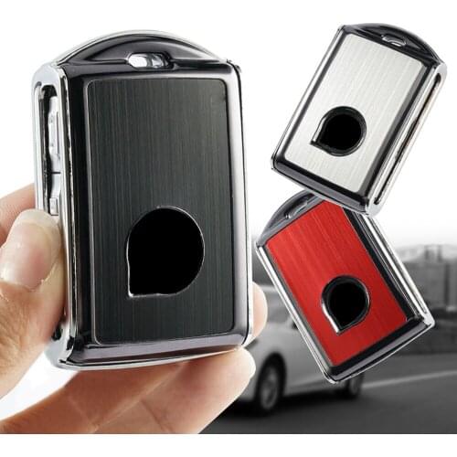 Aluminum Alloy Car Key Cover Case Shell Fob For Volvo XC40 XC60 S90 XC90 V90 2017 2018 T5 T6 2015 2016 T8 Key Chain Car Styling