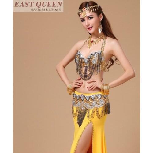 Women Sexy Belly Dance Costumes Dance Performance Belly Dance Costumes Spring/Summer Suit New Style FF084 S