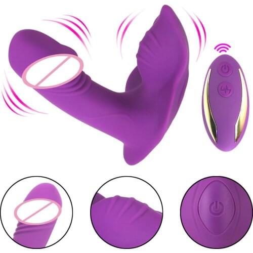 9 Modes Wearable Dildo Butterfly Vibrator Wireless Remote Control For Anal Vagina Prostate Massager Sex Toys For Women Adults