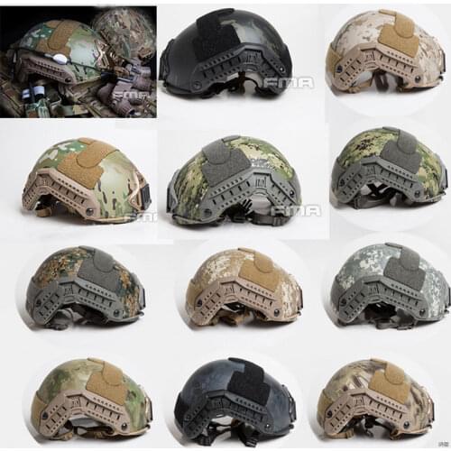 FMA TB1294 Tactical Maritime Camouflage color Helmet Heavy Seal Version Airsoft Paintball