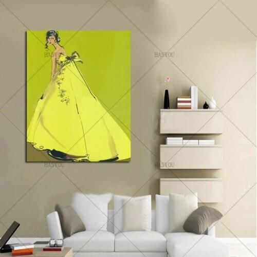 Cheap Price Hand-painted Abstract Oil Painting On Canvas Handmade Abstract sexy Oil Painting wall picture For Wall Decoration