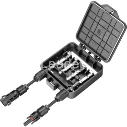10 pcs/lot hot selling 4way PV Combiner Box pv Junction Box for Solar Energy System, 3 Diodes Solar JB with Solar Connector