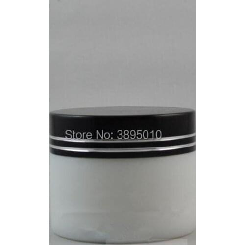 50g Glass Jar with black Lid Cosmetic Cream Bottle Glass Packaging Bottles F772