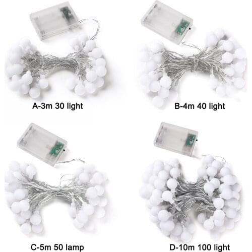 LED String Lights Starry Sky Bulb Lights Camping Tent Atmosphere Lamp Outdoor Waterproof Garden Party Patio Street Decoration