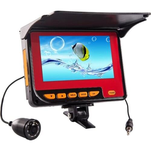 20M cable 1000tvl Underwater Fishing Video Camera Equipment 4.3 Inch monitor