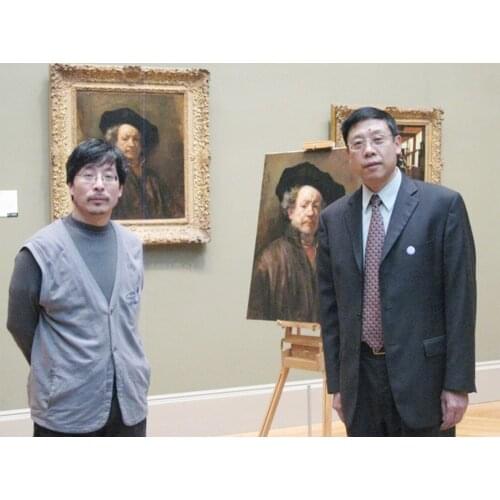 High quality art oil painting--BEST business birthday present ARTIST Custom portrait photo picture OIL painting 24 inches