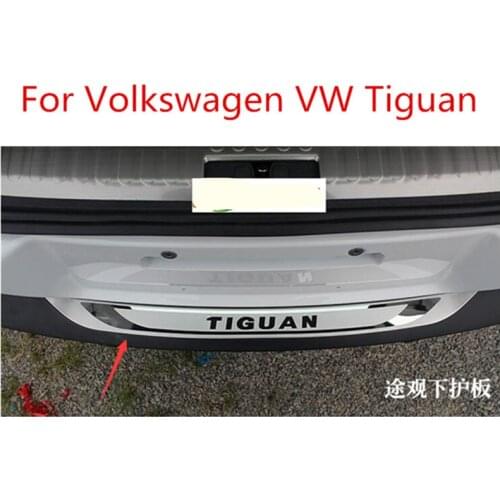 High-quality stainless steel Rear Bumper Protector Plate Fit For Volkswagen VW Tiguan 2009 2010 2011 2012 2013 2014 2015 2016