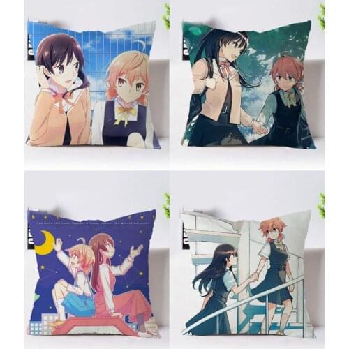 1pcs Anime Eventually, I Will Become Yours Cartoon Printed Throw Pillow Cushion Cosplay Prop Sofa Decor for Women Men 45cm*45cm