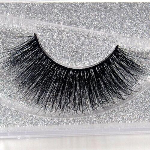 1pc natural False Eyelashes 3D Mink Lashes Luxury Hand Made Mink Eyelash High Volume Cruelty Free Mink Eyelashes Upper Lash A11