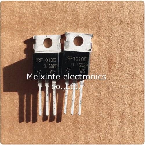 50pcs/lot IRF1010E IRF1010EPBF Field effect transistor N channel inverter MOS tube fishing machine 60V 84A TO-220