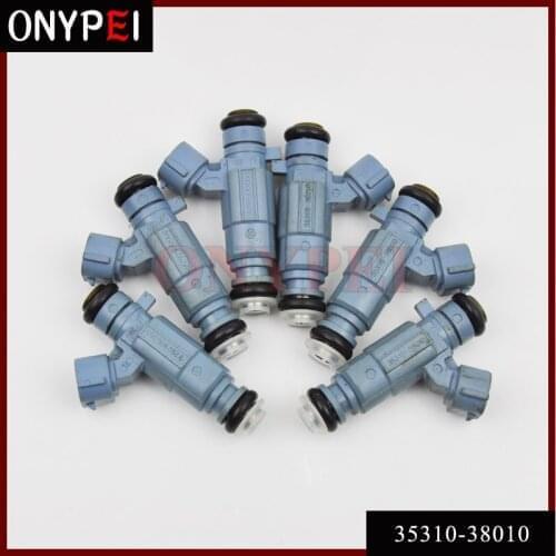 6pcs/lot Fuel injectors for Hyundai Santa Fe XG350 Sonata Kia Amanti Optima Sorento Sedona 2.4L 3.5L 35310-38010 9260930003 3531