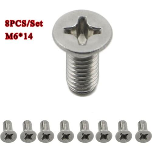 8 Pack for Honda Acura Disc Brake Retaining Rotor Screws 8pcs Bolt Set 93600060140H