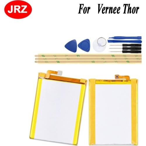 JRZ For Vernee Thor Phone Battery SD435774PE 2800mAh Hight Capacity 3.8V For Vernee Thor Replacement Batteries+tools