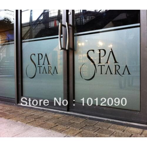 Free shipping Custom Die Cut Vinyl Window Frosting for shop windows or office windows