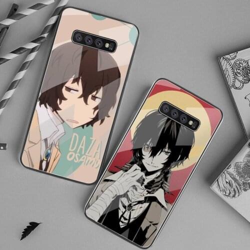 Anime Bungou Stray Dogs Dazai Osamu Phone Case Tempered Glass For Samsung S20 Plus S7 S8 S9 S10 Plus Note 8 9 10 Plus