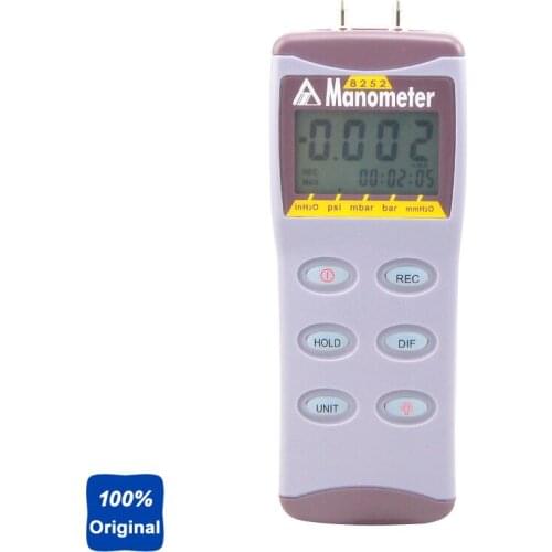 AZ-8230 Digital Manometer Pressure Gauge Differential Pressure Meter