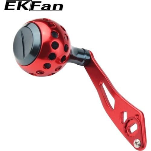 EKFan Aluminum Alloy Single Fishing Reel Handle Strong Durable Fishing Reel Rocker For Baitcasting Fishing Tackle Tools