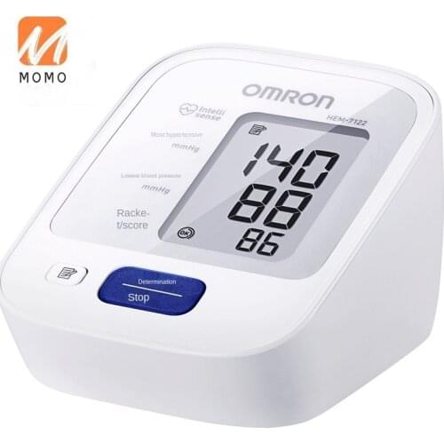 Upper Arm Electronic Blood Pressure Meter Hem-7122 High Precision Medical Instrument Measuring Household Precision Measuring