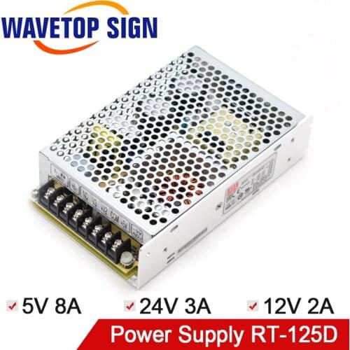 MeanWell Triple Switch Power Supply 125W 5V8A 24V3A 12V2A use for CNC Router Laser Engraving and Cutting Machine