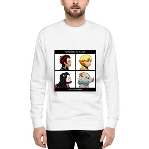 2019 Hot Fashion Demon Slayer Tanjiro Nezuko Zenitsu Inosuke Anime Sweatshirt Pullover Hoodies Harajuku Multi Color Streetwear