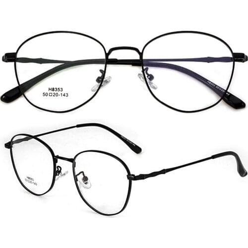 Fashion Retro Oval Metal Anti Blu Light Ultralight Optical Reading Glasses Business for Men Women+1 +1.5 +2 +2.5 +3 +3.5 +4