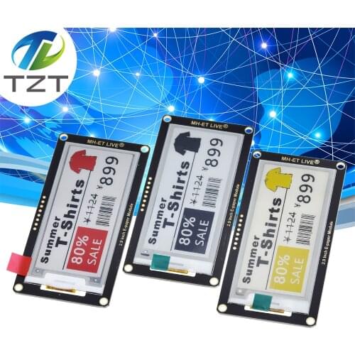 2.9" 2.9 Inch Epaper Module E-paper E-Ink EInk Display Screen SPI Support For Arduino UNO STM32 Raspberry PI ESP32