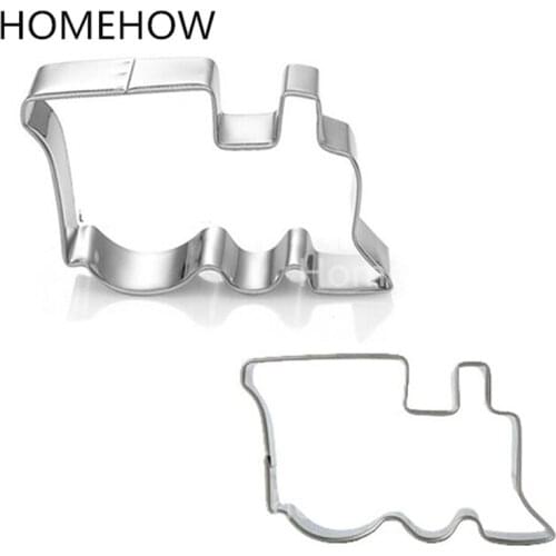 New 1PC/Lot Train Cookie Cutter Transport Vehicle Series Vintage Steam Locomotive Stainless Steel Metal Cookie Cutting Tools