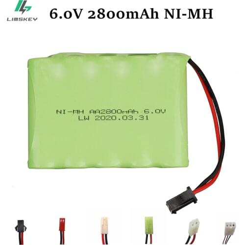 6V 2800mAh NI-MH Battery for RC Toy Electric toy security facilities electric toy AA battery 6 v battery group SM/EL-2P/JST/PlUG