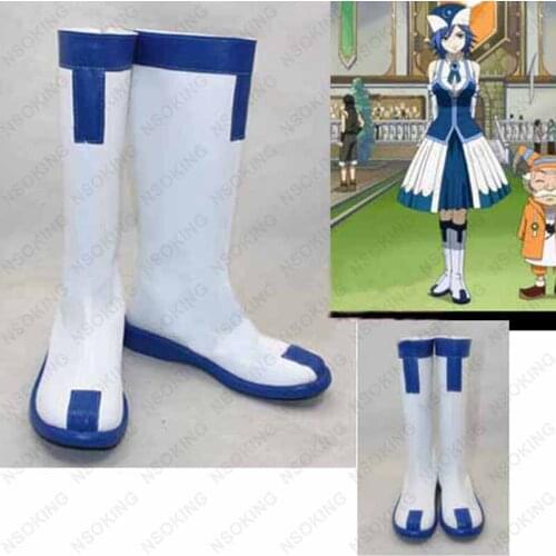 New Fairy Tail cosplay shoes Juvia.Lockser Anime Boots high quality Tailor-Made
