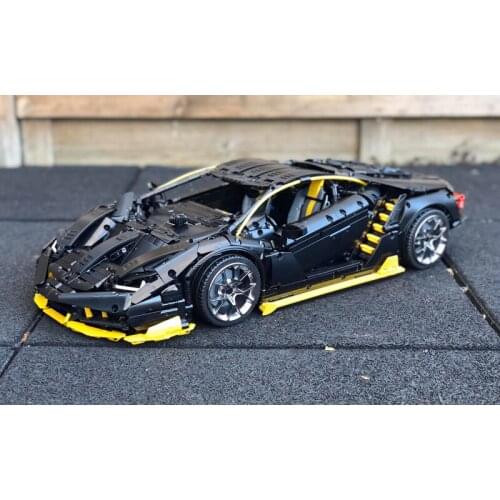 New 100 year old bull super sports car assembly toy boy birthday Christmas gift moc-39933 static display