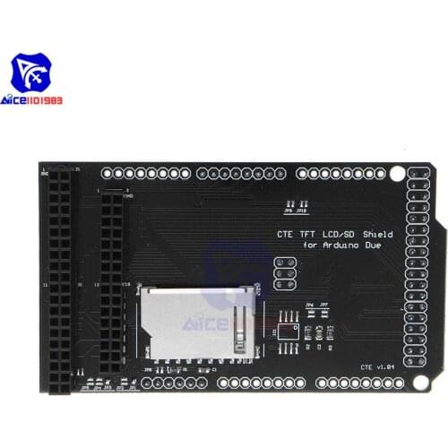 2.8 3.2" TFT/SD Expansion Board Shield for Arduino DUE TFT LCD Display Module SD Card Adapter Mega