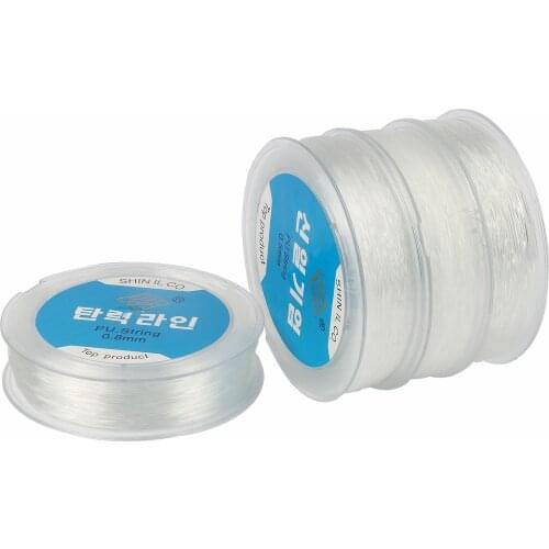 0.5-1mm Transparent Elastic Crystal Line Beading Cord String Wire Thread For Jewelry Making DIY Necklace Bracelet Accessories