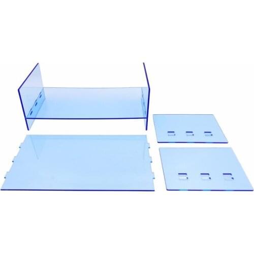 Transparent Acrylic Separator Clapboard Ramen Box Partition For 1/32 Tamiya Mini 4WD Racing Car Model 95086