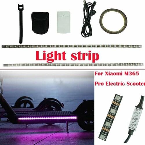Light Strip Lamp Band LED Chassis Light For Xiaomi M365 Electric Scootes R2L6 Scooter Chassis Light