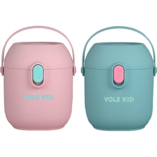 1PC Large Milk Powder Storage Box With Spoon Portable Baby Food Snacks Container Newborn Milk Powder Case Feeding Accessories