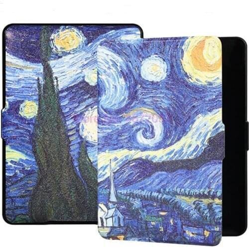 100pcs For Amazon 2018 Kindle Paperwhite 4 10th Generation Case Protective Shell Ultra Slim Smart Magnetic PU Leather Cover